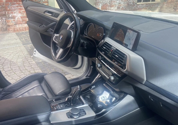 BMW X3 cena 136000 przebieg: 156000, rok produkcji 2018 z Pabianice małe 407
